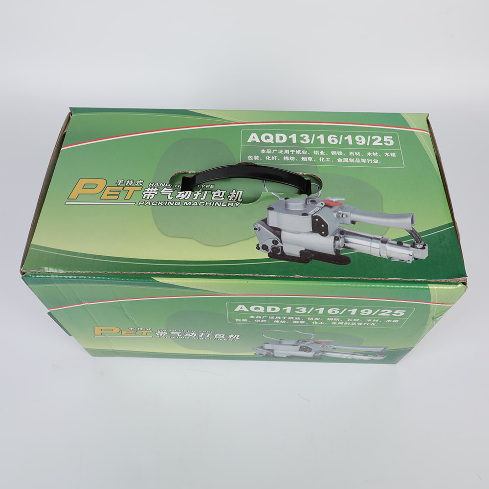 Semi-automaticum pneumaticum PP PET machinam portatilem parat