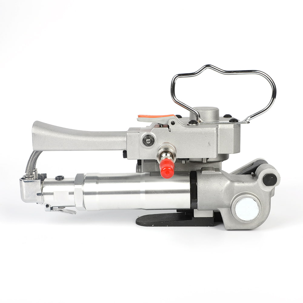 Semi-automaticum pneumaticum PP PET machinam portatilem parat