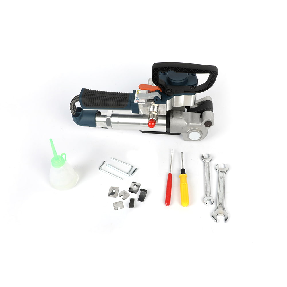 Semi-automaticum pneumaticum PP PET machinam portatilem parat